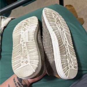 Hey Dude Women's Moccasins in Brown and White